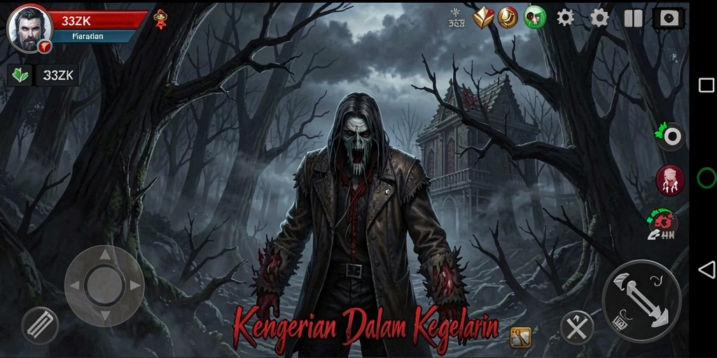 Gameplay menegangkan dalam atmosfer Horror yang mencekam.