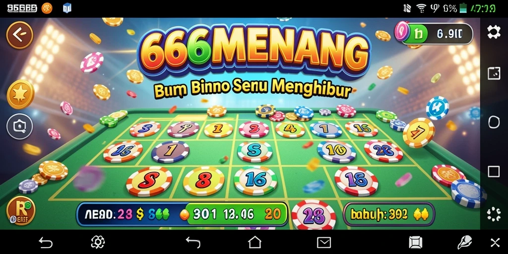 Screenshot gameplay Bingo di 666MENANG menunjukkan keseruan dan interaksi pemain.