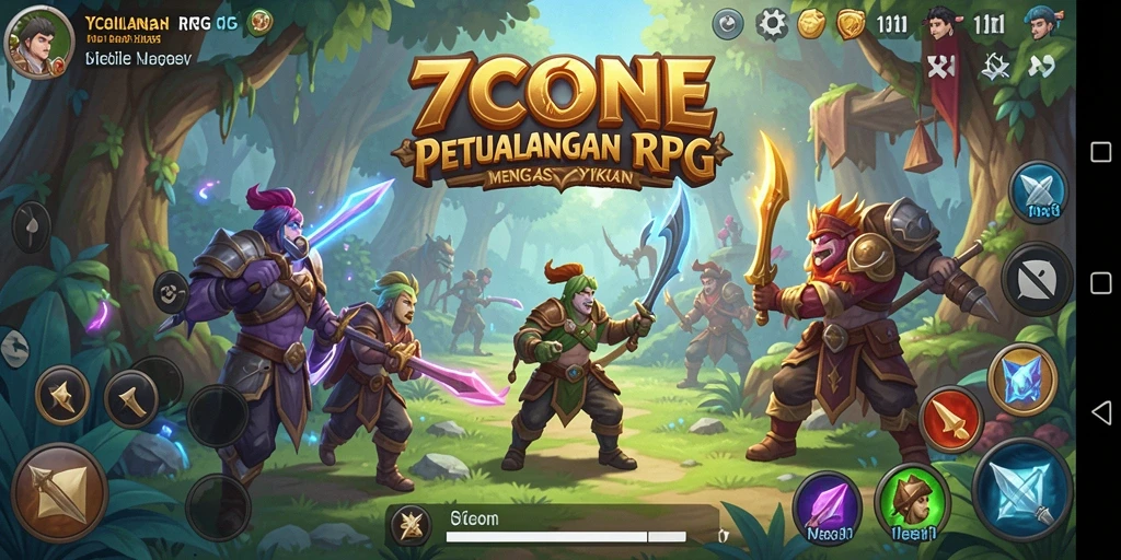 Tampilan gameplay RPG yang imersif dan menantang.
