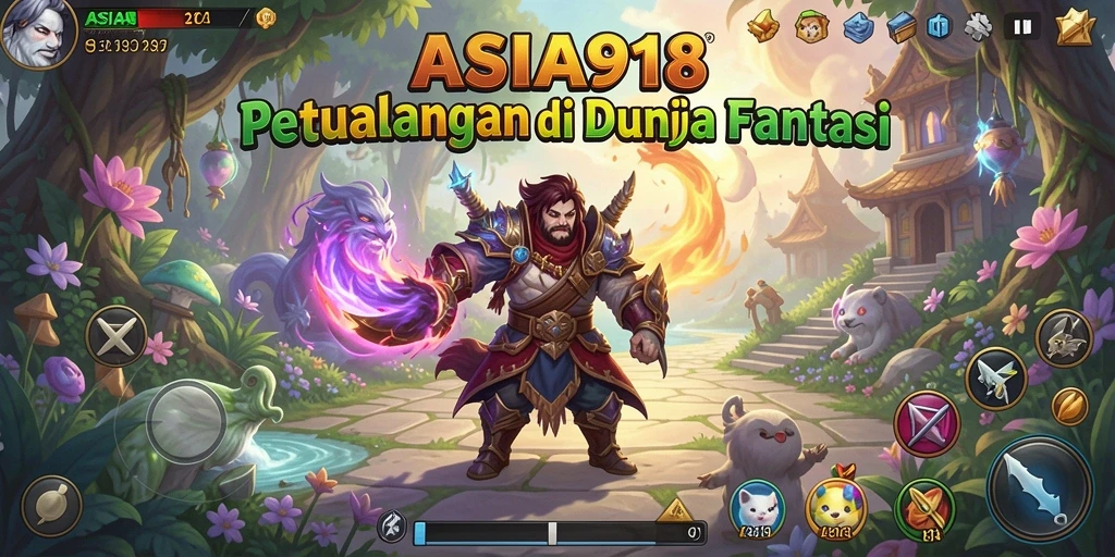Tangkapan layar menampilkan gameplay petualangan menegangkan dalam ASIA918.
