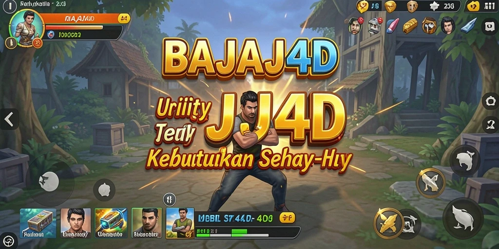 Tampilan antarmuka utama BAJAJ4D dengan fitur Utility yang lengkap.