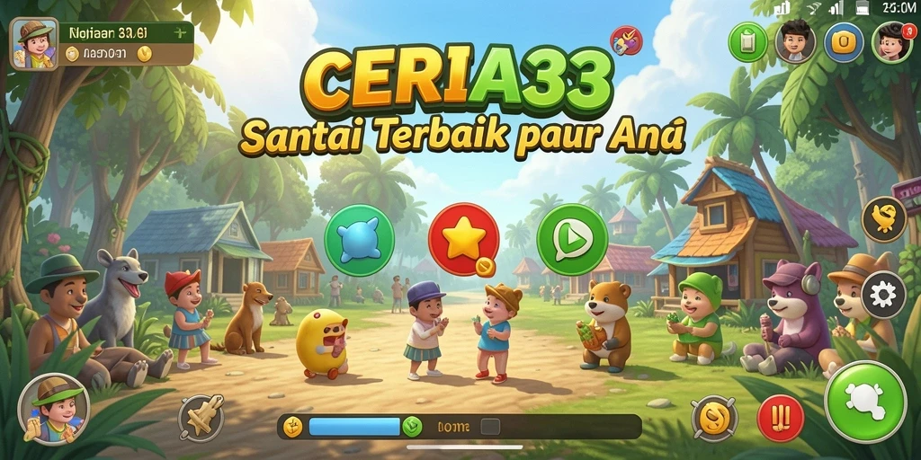 Tampilan gameplay CERIA33 yang menarik dan menghibur.
