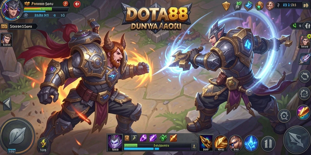 Tampilan gameplay DOTA88 yang seru dan mengasyikkan.