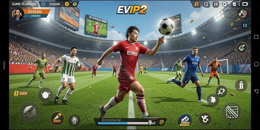 Screenshot gameplay yang menampilkan aksi seru di EVIP2.