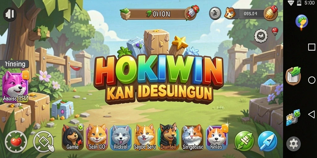 Tampilan gameplay <strong>HOKIWIN</strong> yang menawan dan seru.