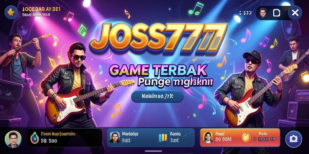 Tampilan gameplay JOSS777 yang penuh warna dan interaktif.
