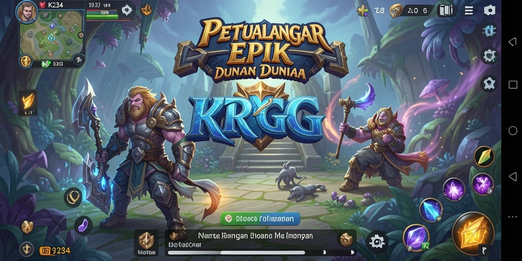 Gameplay K234 menunjukkan pertarungan epik di dunia RPG yang menakjubkan.