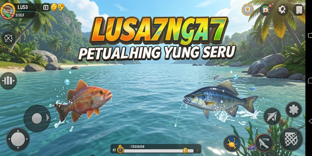 Tangkapan ikan besar dalam gameplay LUSA777