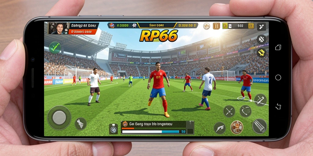 Tampilan gameplay seru RP66 saat bertanding di lapangan.