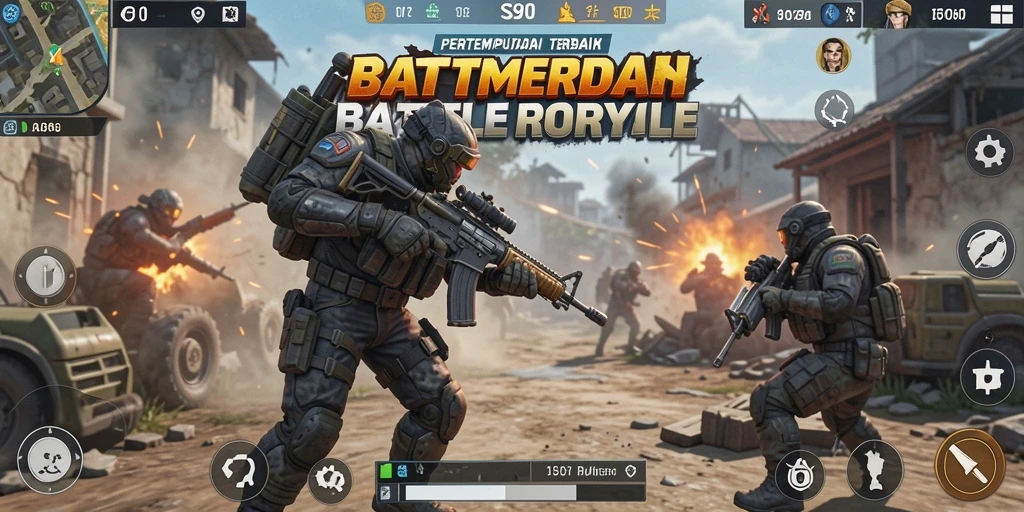Tangkapan layar gameplay S80 yang menampilkan aksi pertempuran mendebarkan.
