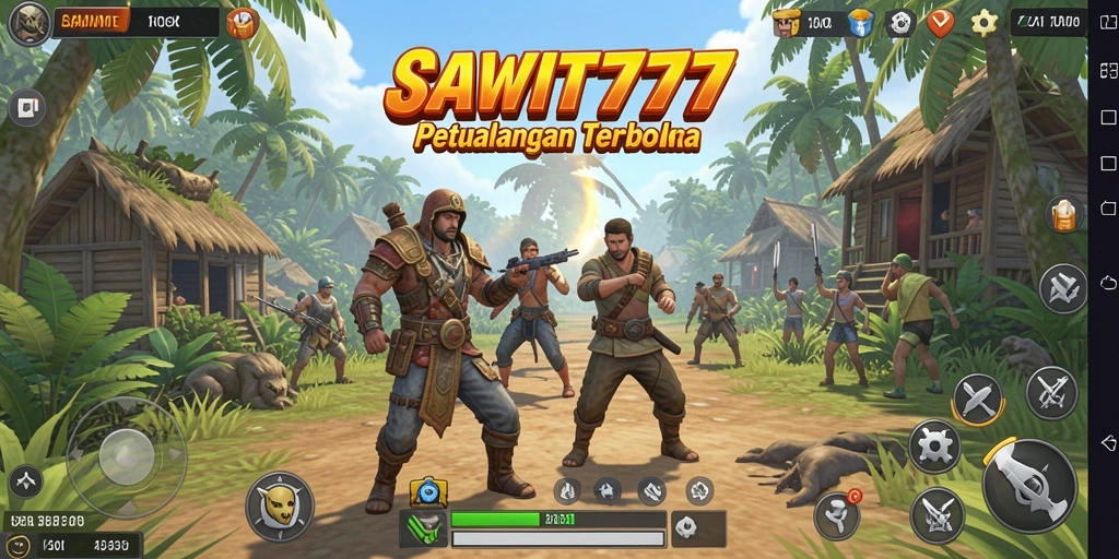 Menampilkan gameplay menarik dalam dunia terbuka SAWIT777.