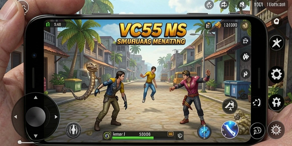 Screenshot utama VC55 menunjukkan gameplay Simulation yang menarik dan interaktif.